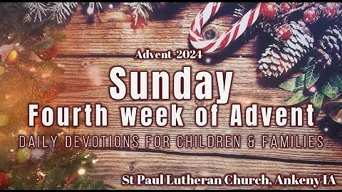 2024 SPLC Children & Families - Sunday • Fourth Week of Advent