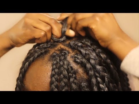How To Do Box Braids Tutorial For Beginners: Fast Crochet Method ...