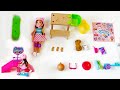 2 Minutes Satisfying with Unboxing Playset - Chelsea's Adventure at the Skatepark. Toy review | ASMR