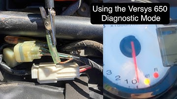 Using the Versys 650 Mark 2 Diagnostic mode to find out what went wrong
