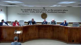 Wayne County Ga. Commission Live Stream