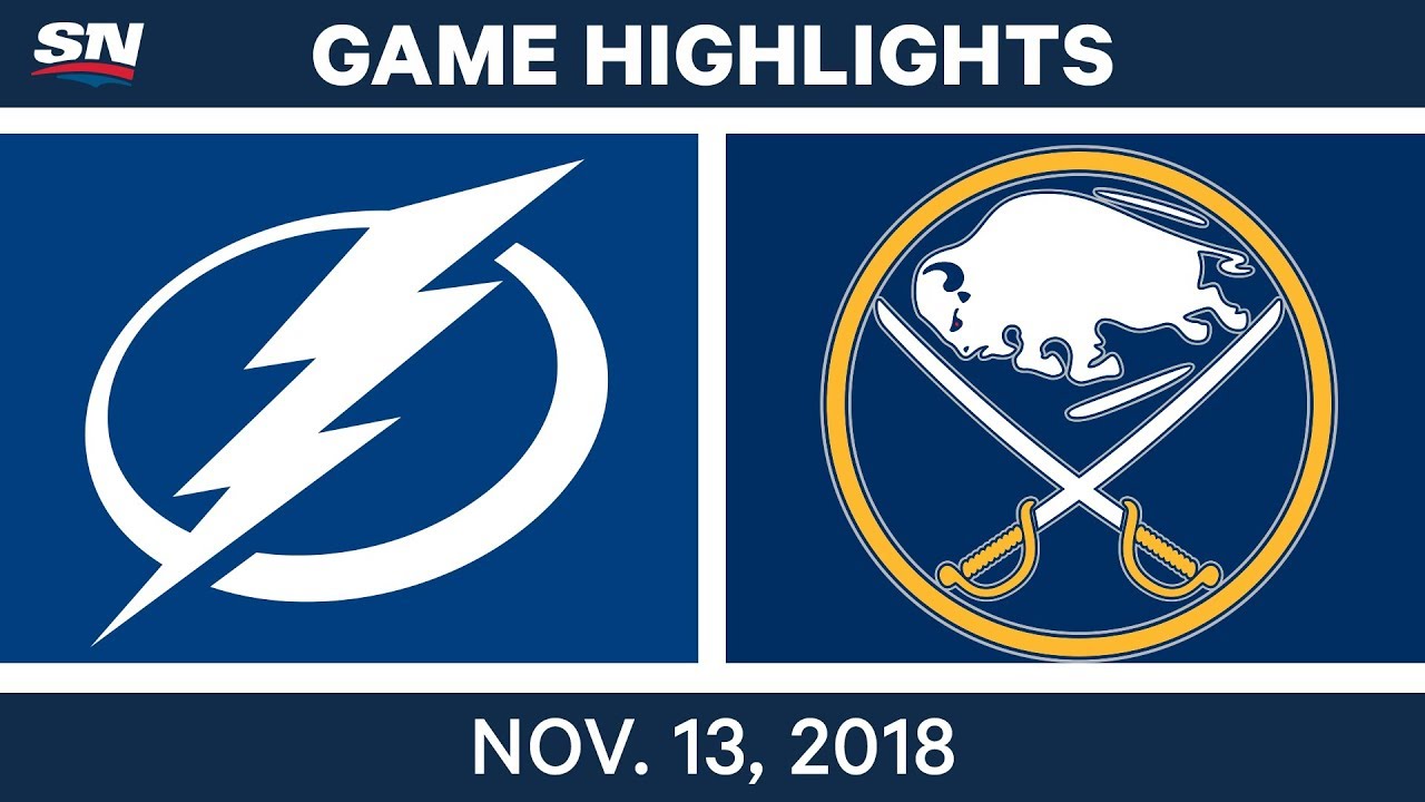 NHL Highlights | Lightning vs. Sabres – Nov. 13, 2018