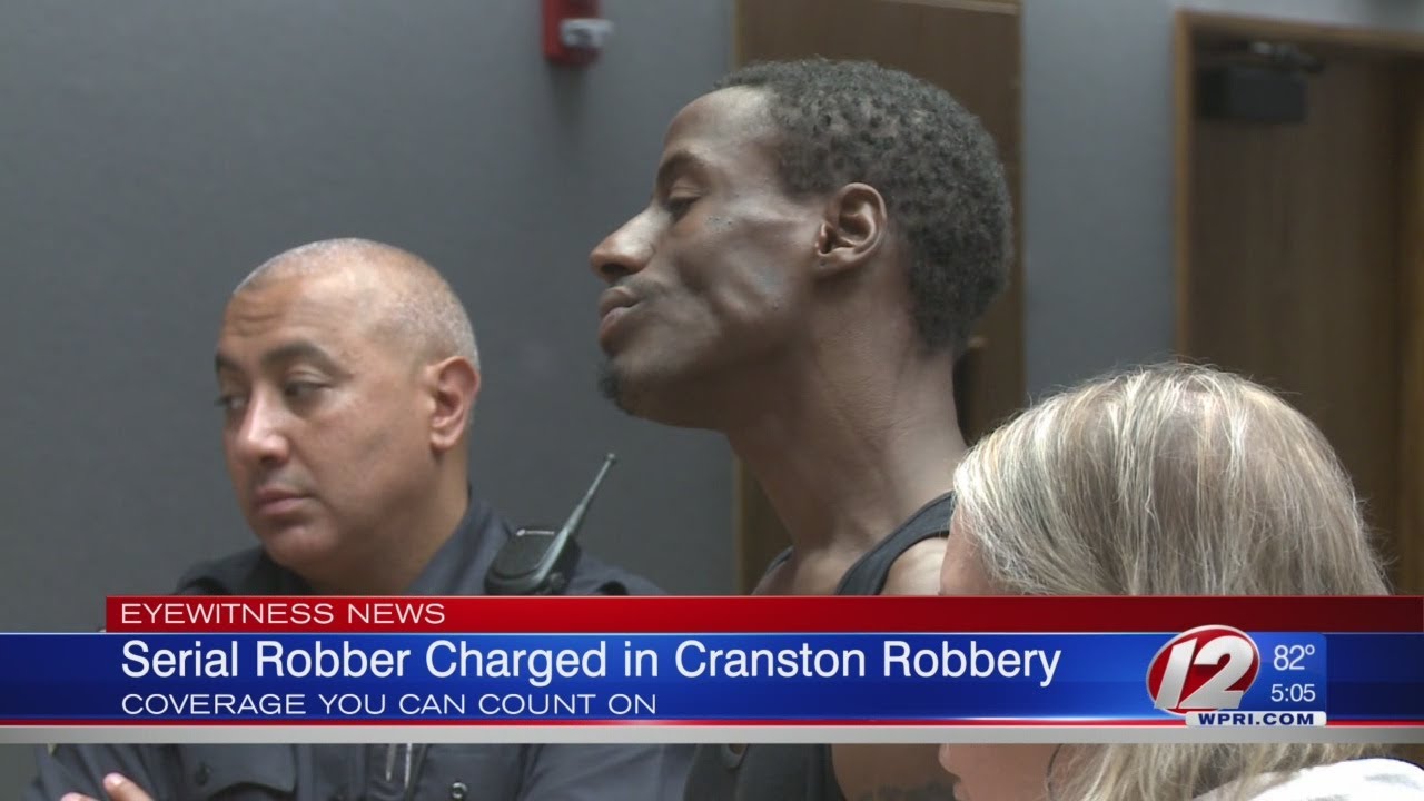 Suspect in Providence robbery spree now charged in Cranston - YouTube