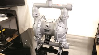 VEVOR luchtbediende dubbelmembraanpomp, 44 GPM, max. 115 PSI lucht pneumatische overbrengpomp voo...