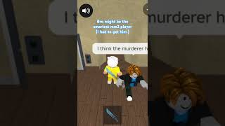 He really is smart. #roblox #murdermystery2 #stealabrainrot #likeandsubscribe