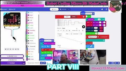 Lily♾️Bot Sound Sensor Coding Pt 8 #MicroBit #MakeCode #Engineering #STEM #Robot #CSEDWeek #STEAM