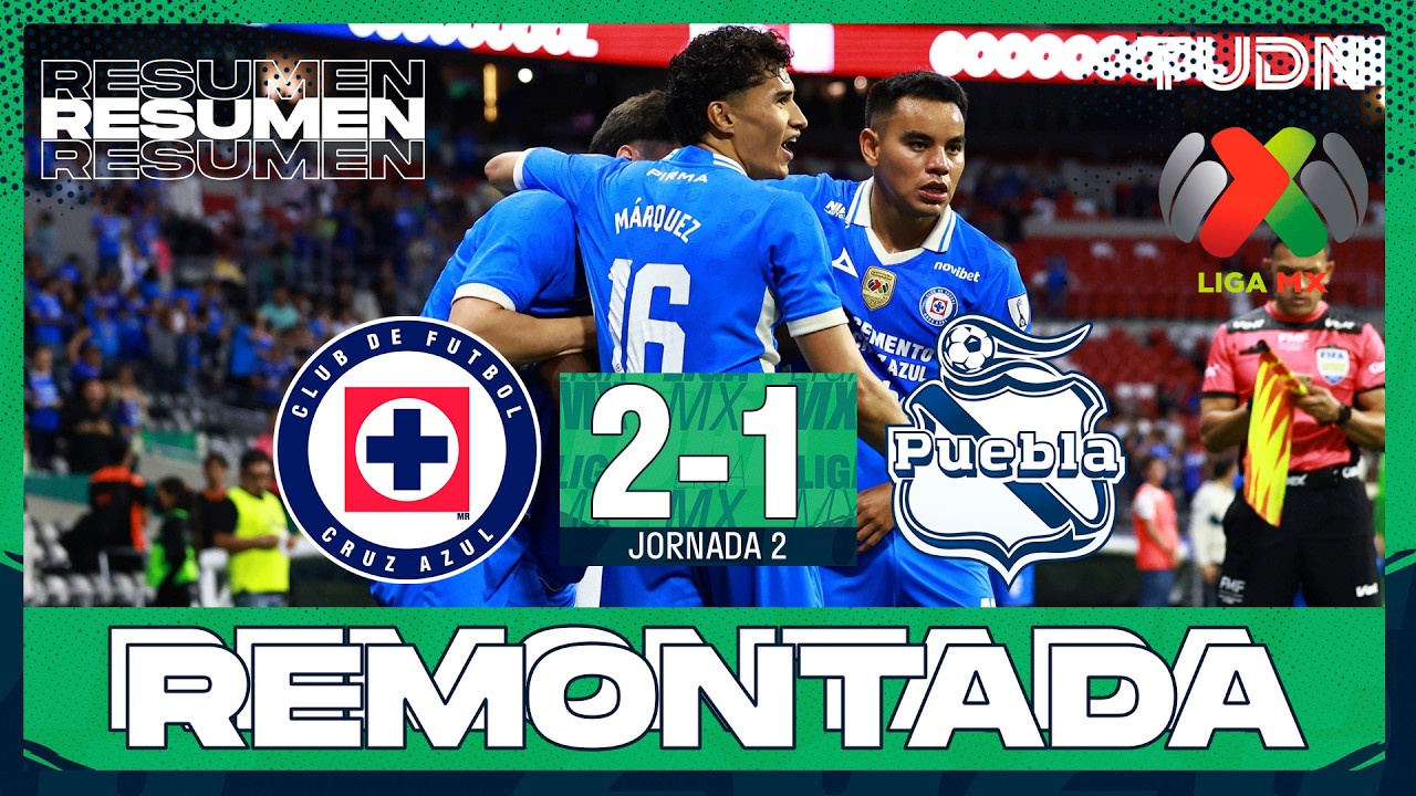 HIGHLIGHTS - Cruz Azul vs Puebla | Liga MX - Jornada 2 Apertura 2026 | TUDN