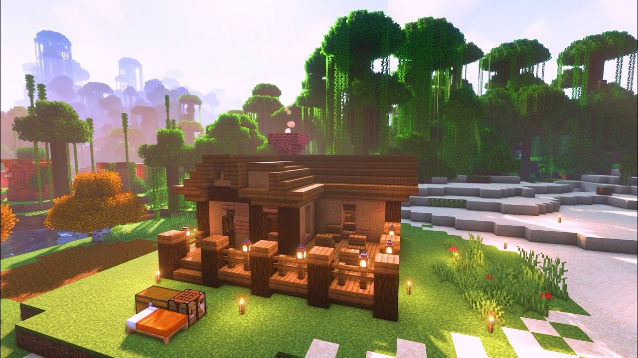 How to build a medieval butcher shop in minecraft