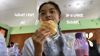 What i eat in a week at school? || grandtastic