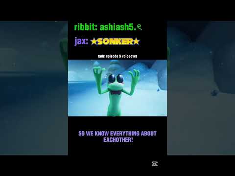 jax and ribbit voice over by me and @ashiash5.ৎ yayyyyy #voiceover #theamazingdigitalcircus #tadc