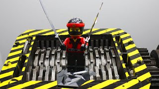 Shredding Lego Ninjago And Toys Satisfying
