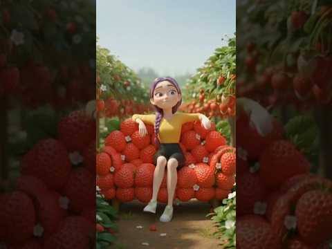 mom have strawberry sofa🍓#funny #catstory