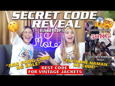 SECRET BALE CODE REVEAL! 😱🤯  + UKAY BALE TIPS | Muye&Moie