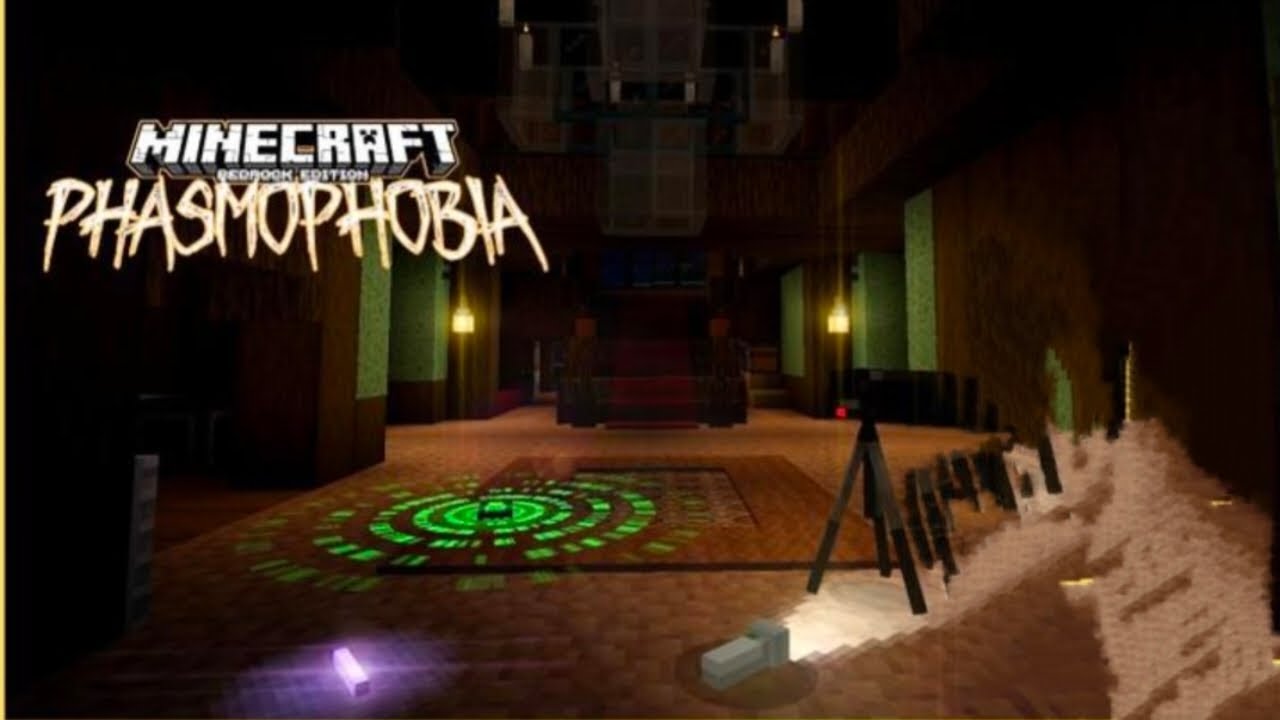 PHOSMOPHOBIA in Minecraft pocket edition||This is a horror||#gaming ||# ...