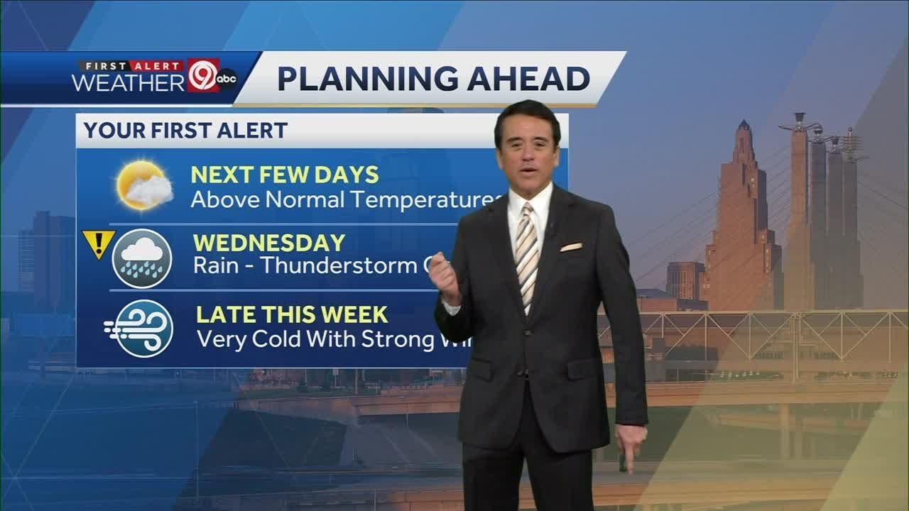 Above average temperatures continue - YouTube
