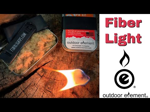 Outdoor Element Fiber Light & Tinder Tabs
