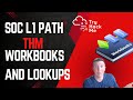 SOC Workbooks and Lookups: THM SOC L1 Path