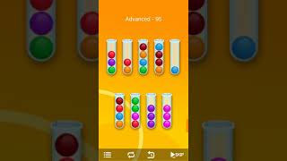 Ball sort-Bubble sort puzzle Advanced level 95