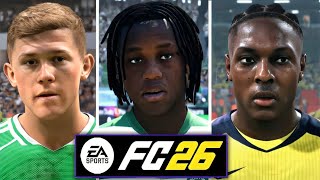 FC 26 | All New Wonderkids 85+ Potential with Real Faces 😱🔥 ✅