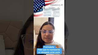 Formulario G-28 formulario para que te represente un abogado ante USCIS #usa #estadosunidos Net Worth
