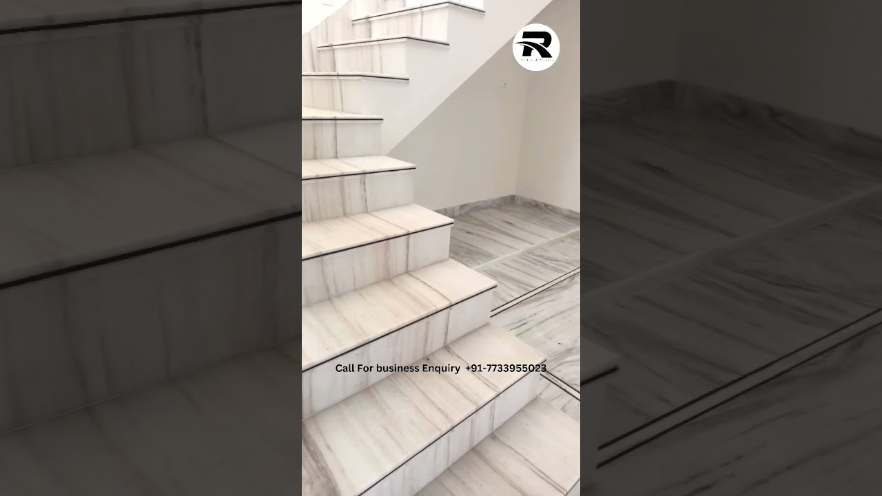 Makrana Albeta Marble Steps design for home 🏡