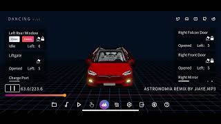 Astronomia Remix | Tesla Custom Light Show | Made by LightShowCreator