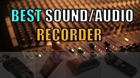 Best AUDIO RECORDERS for Filmmaking (Tools for Beginners in Filmmaking)