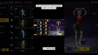 YAN HESAPTAN KIZ ARKADAŞIMA HEDİYE ATTIM #4 ! FREE FIRE TT ECEL.FF INST FF.ECL YT BEROYUN YT BYÇ