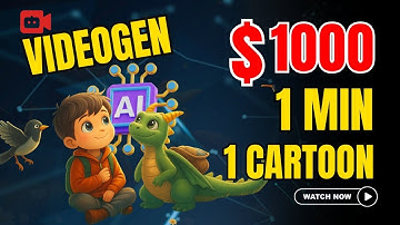 Made $1,000 with CARTOON Videos Using VIDEOGEN AI | Best AI Video Generator!