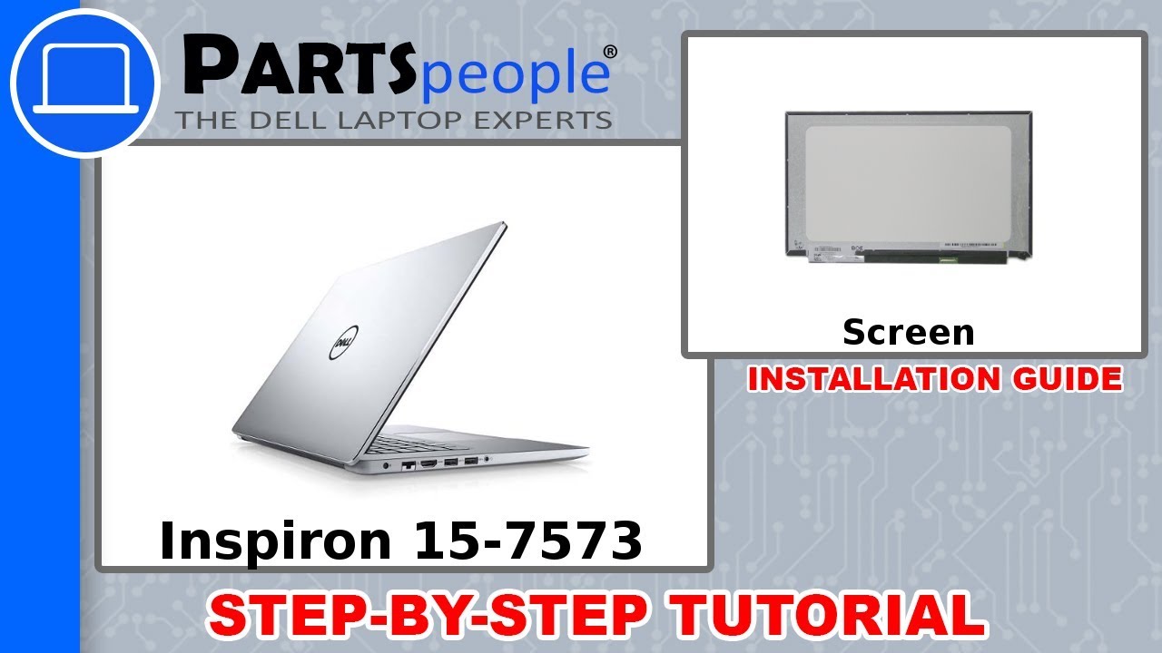 Dell Inspiron 15-7573 (P70F001) Screen How-To Video Tutorial - YouTube
