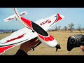 OMPHobby Sunnysky S720 Brushless Four Channel Stunt Trainer Plane Flight Test Review