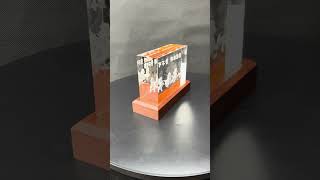 3D Laser Engraved Crystal Horse Statue Corporate Gift, Executive Office Decor & Commemorative Trophy