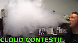 Biggest Cloud Contest at IndoorSmokers! | Dabspot, Vape Lounge, Indoorsmokers, & Chris!