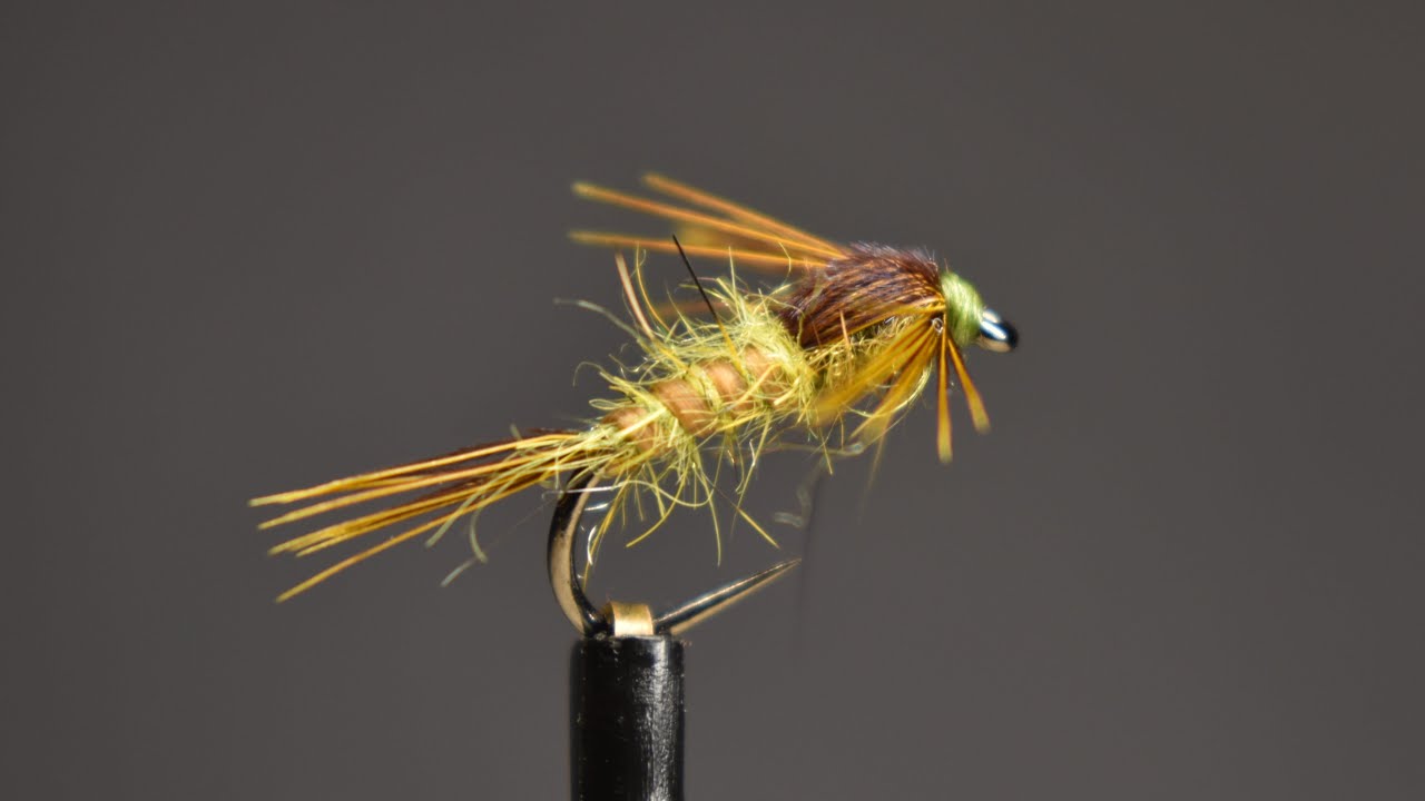 Viazanie nymfy podenky (tying mayfly nymph)