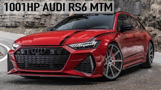 1001HP CLIMBING THE ALPS! - 2021 AUDI RS6 MTM AVANT - 100-300KM/H IN 17 SEC - INSANE POWER