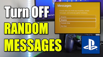 How to TURN OFF Messages on PS4 Account & Stop SPAM (Best Method)