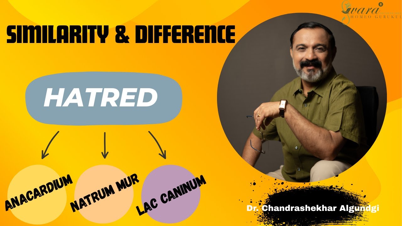 ANACARDIUM, NATRUM MUR & LAC CANINUM