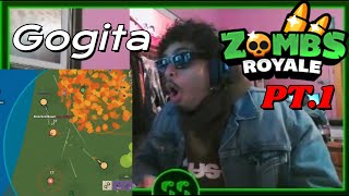 GOAT OF ZR Reacts to Gogita pt.1 | ZombsRoyale.io