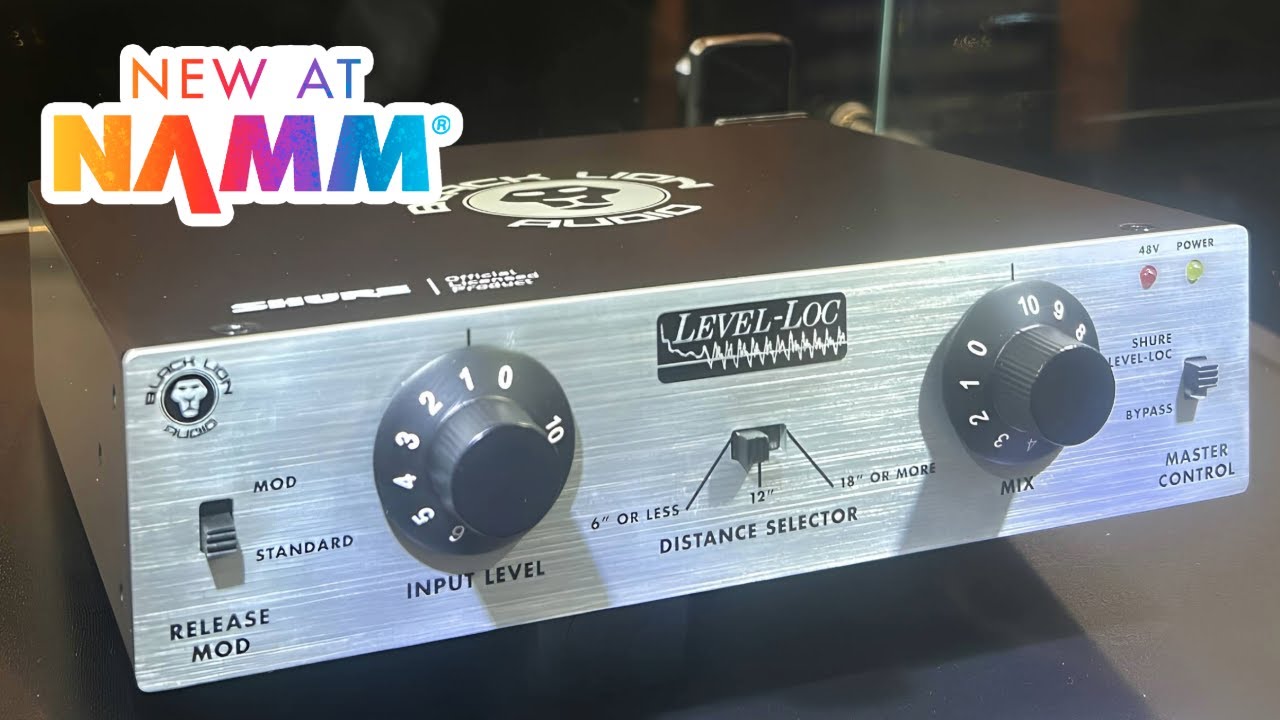 New At NAMM 2025: Black Lion Audio Level-Loc Compressor - YouTube