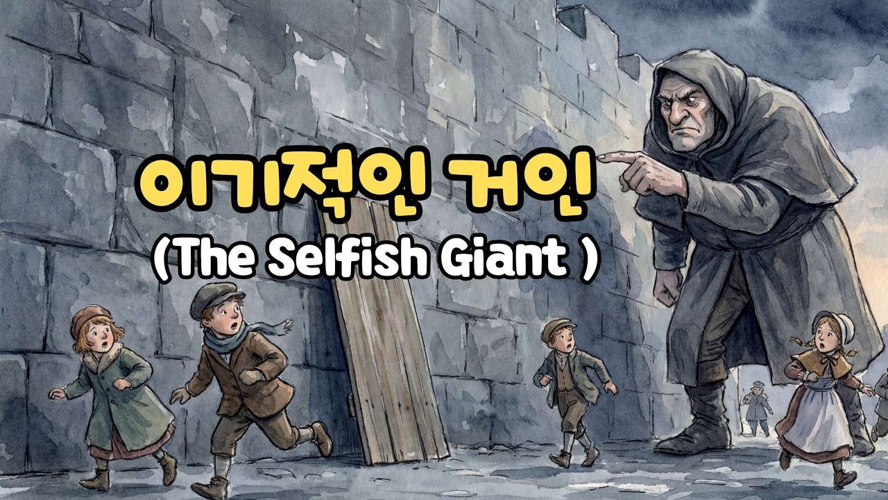 🌸 이기적인 거인 | The Selfish Giant | 오스카 와일드 명작 | 감동 스토리 | 힐링 영어동화