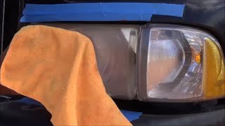 Restoring hazy headlight lenses using car wax screenshot 4