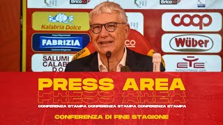 PRESS AREA | LA CONFERENZA DI FINE STAGIONE DEL PRESIDENTE FLORIANO NOTO