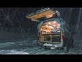氷点下の日にまさかの停電...20年前のハイエースで冬の車中泊【VANLIFE】