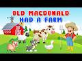 Old MacDonald Had a Farm | Simple Learning Song for Kids 🐄🎵