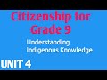 Citizenship For Grade 9 Unit 4