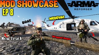 ARMA REFORGER | BOATS, MINIGUNS, INCENDIARY GRENADE & MORE | MOD SHOWCASE EP 8