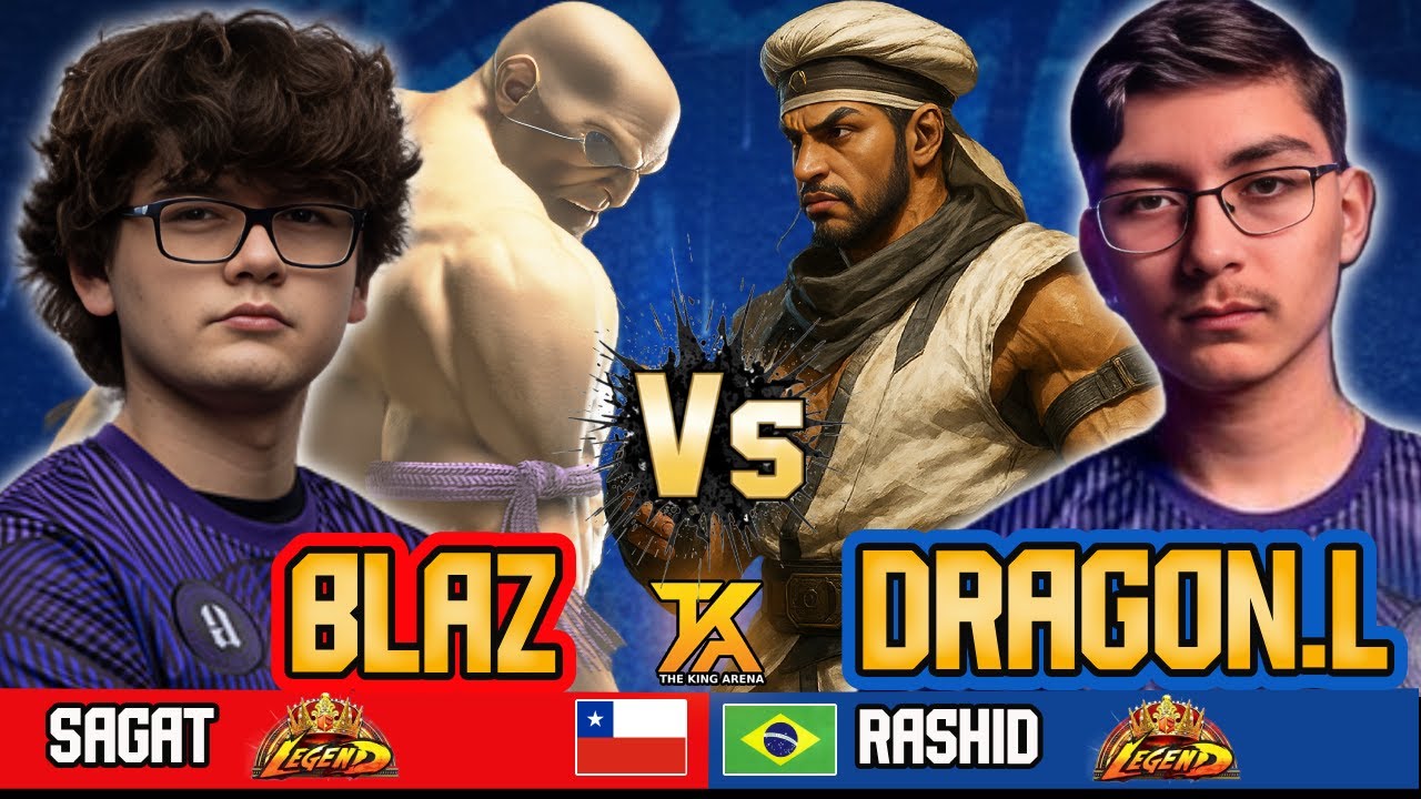 🔥 SF6 ▰ BLAZ (Sagat) vs DRAGONLEGEND (Rashid) ▰ Street Fighter 6 🔥