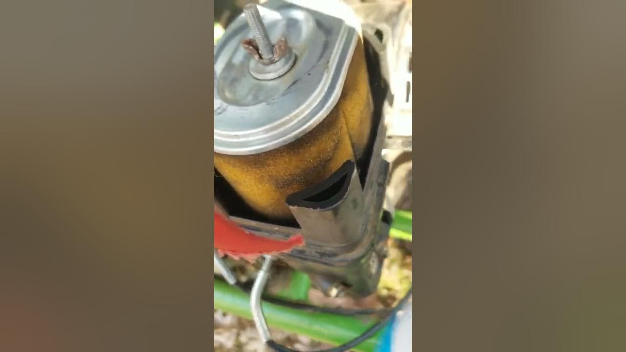 how to use starting fluid on a go cart YouTube