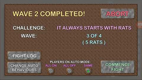 Arena Achievements....Rats - Dungeons of Chaos (android)