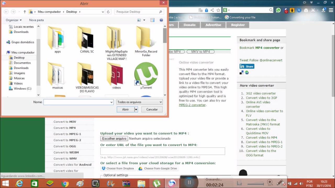 COMO CONVERTER VIDEOS FOTOS MUSICAS PARA QUALQUER FORMATO SEM PROGAMAS Como converter videos fotos musicas para qualquer formato sem progamas